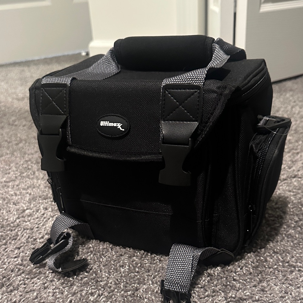 Black Camera Bag NEVER USED